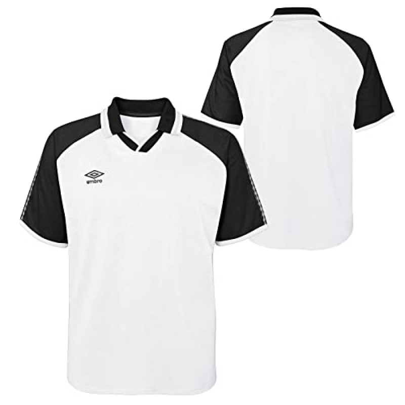 Umbro 남성 레트로 스핀 조니 칼라 저지