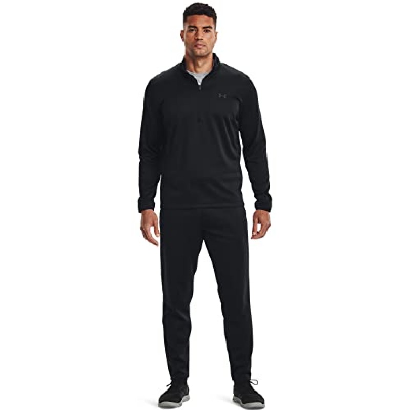 Under Armour 남성 아머 플리스 1/2 지퍼 티셔츠