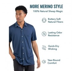 Woolly Clothing 남성용 메리노 울 폴로 셔츠 - 통기성이 뛰어난 냄새 방지