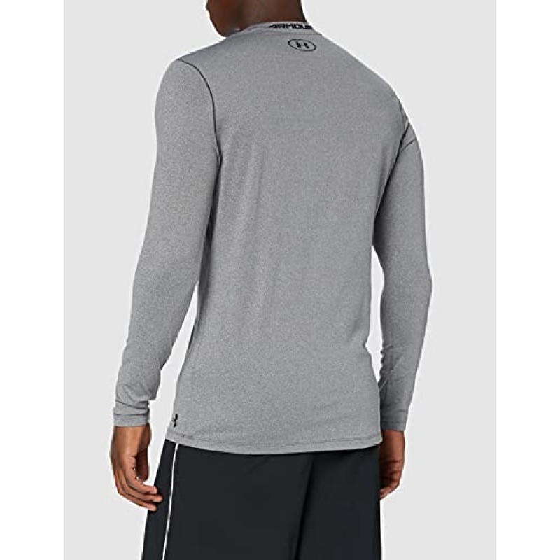 Under Armour 남성용 ColdGear Fitted 크루 긴소매 티셔츠