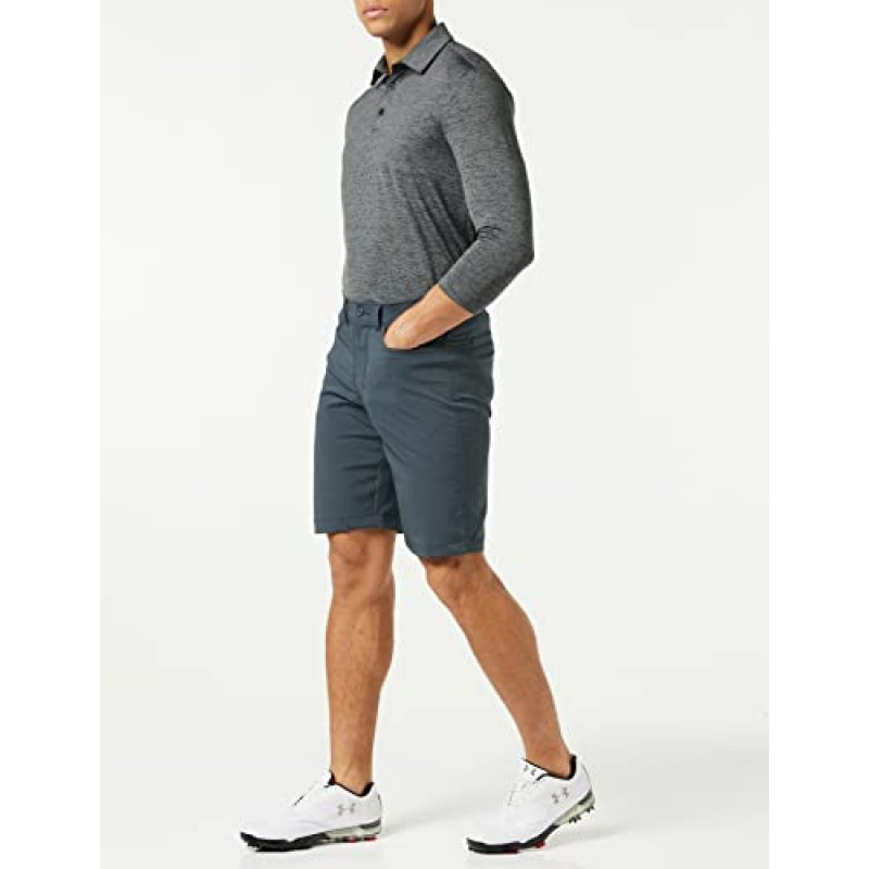 Under Armour 남자 플레이오프 3/4 슬리브 골프 폴로