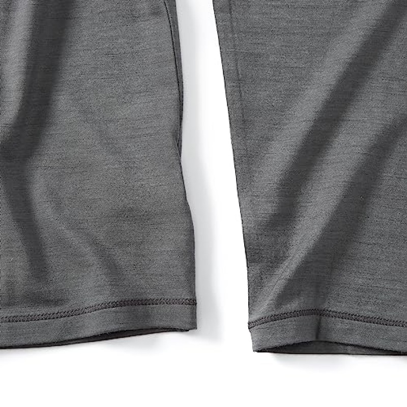 Huckberry Proof 남성용 72시간 메리노 울 긴소매 티셔츠, 크루넥, 수분 흡수 및 냄새 방지