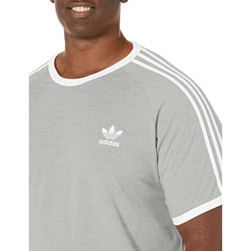 adidas Originals 남성 3-스트라이프 티셔츠