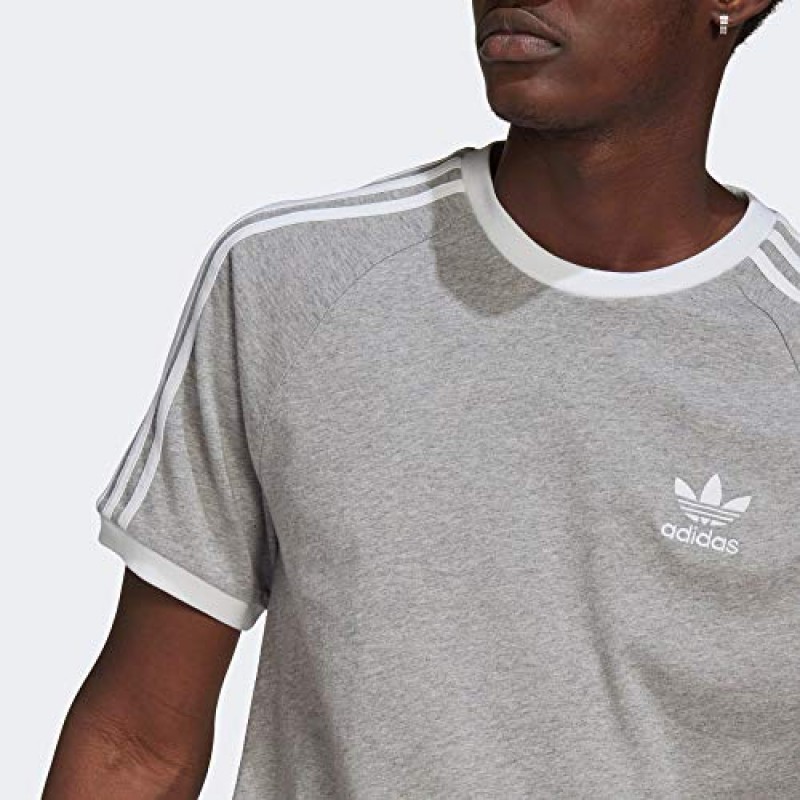 adidas Originals 남성 3-스트라이프 티셔츠