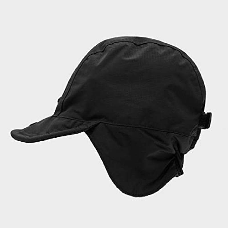 SEALSKINZ 남녀공용 방수 혹한기 모자, 블랙, 미디엄
