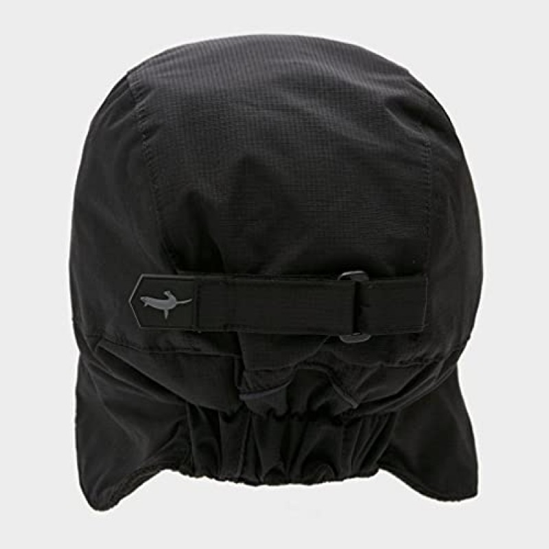 SEALSKINZ 남녀공용 방수 혹한기 모자, 블랙, 미디엄