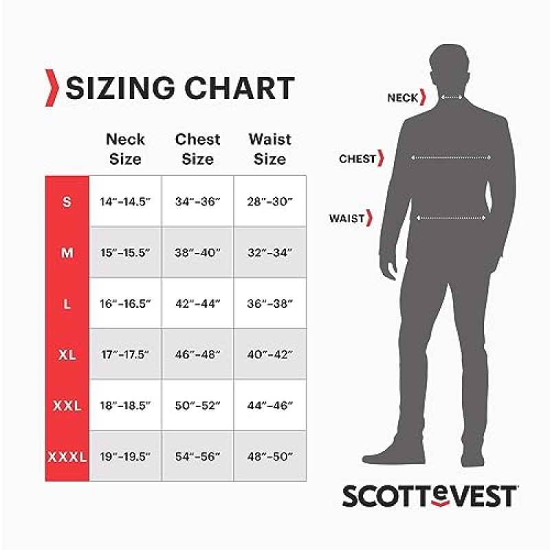 SCOTTeVEST 남성용 대나무 티셔츠 | 3개의 주머니 | 소매치기 방지