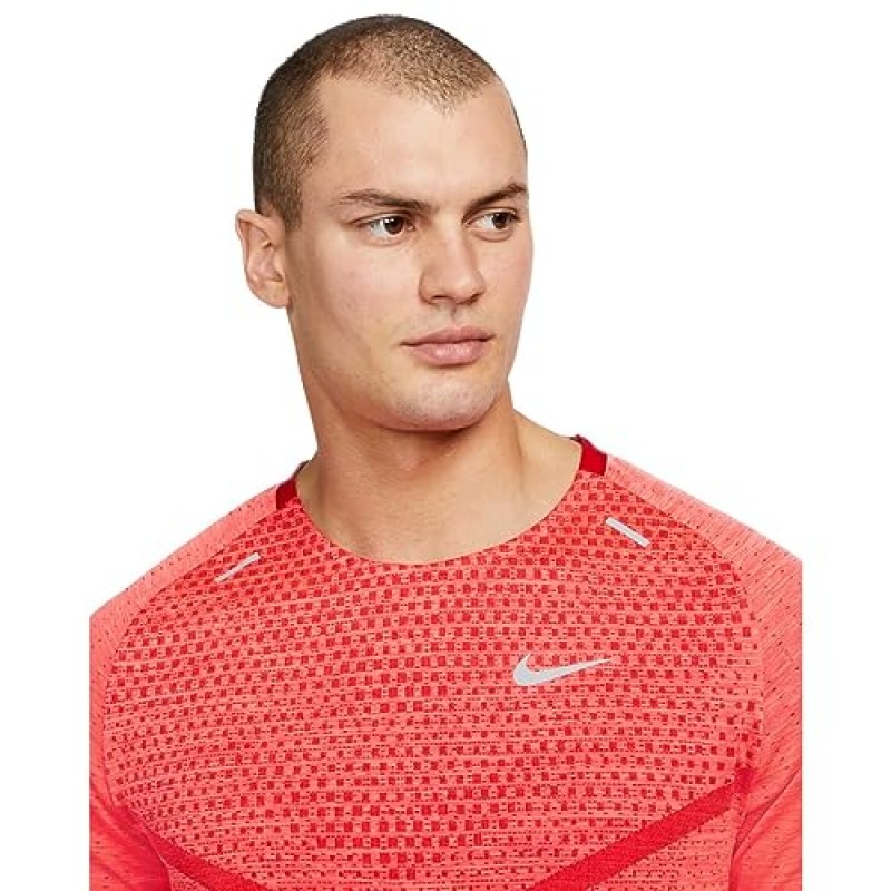 Nike TechKnit 남성용 Dri-FIT ADV 반팔 러닝 탑