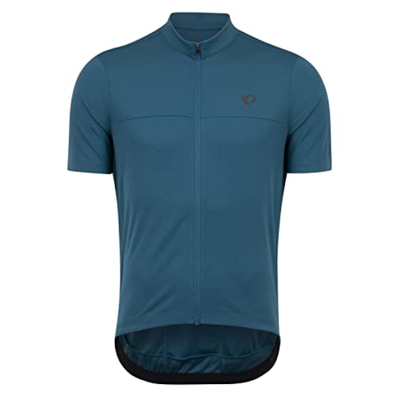 PEARL IZUMI 남성용 반팔 사이클링 퀘스트 져지, 반사 직물이 포함된 전체 길이 지퍼