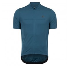 PEARL IZUMI 남성용 반팔 사이클링 퀘스트 져지, 반사 직물이 포함된 전체 길이 지퍼