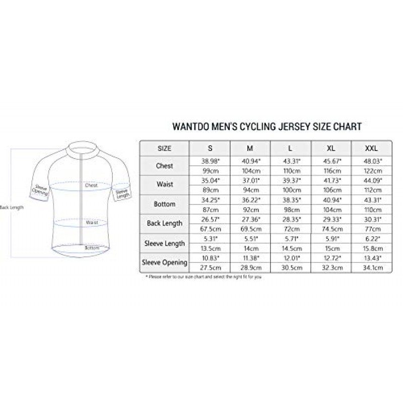Wantdo 남자 사이클링 유니폼 산악 자전거 MTB 저지 반팔 자전거 셔츠 통기성 빠른 드라이 사이클링 의류