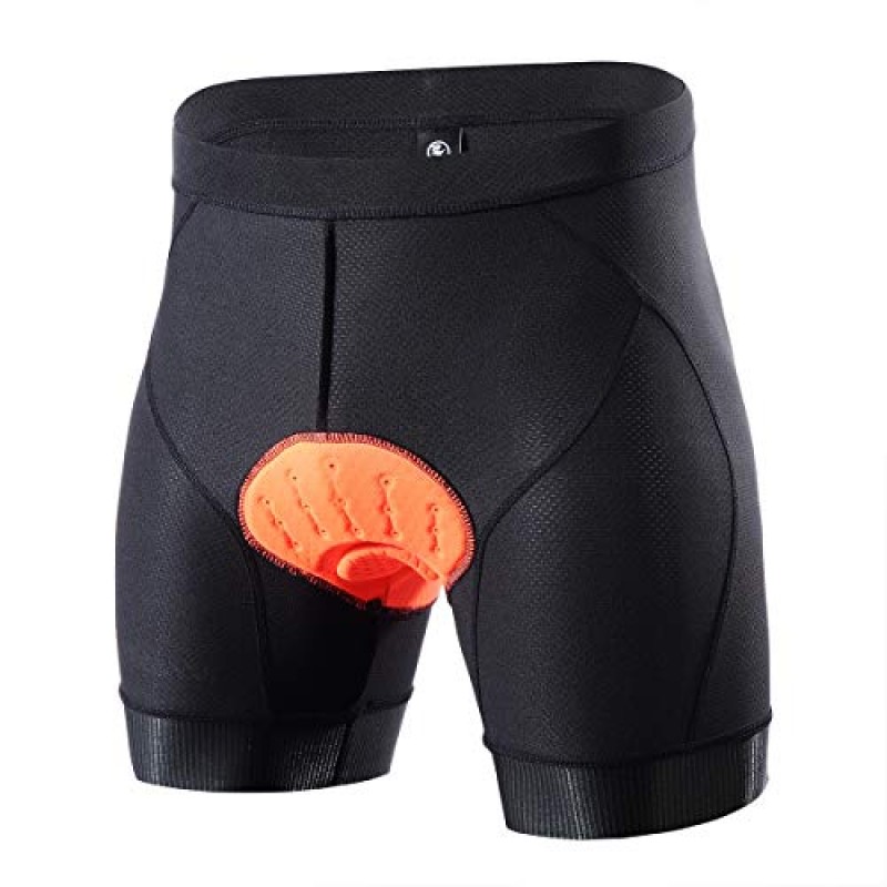 Souke 스포츠 남자 사이클링 속옷 반바지 4D 패딩 자전거 자전거 MTB 라이너 반바지 미끄럼 방지 다리 그립