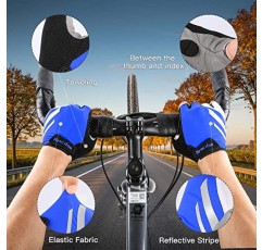KynciLOR 남성용 사이클링 장갑 경량 산악 자전거 BMX 장갑 여성용 MTB 및 도로 자전거 장갑 휠체어 운전용