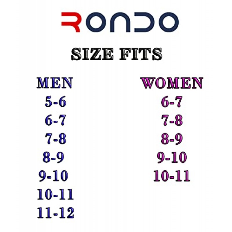 RONDO 3 팩 유니섹스 울트라 얇은 통기성 드라이 피트 러닝 앵클 양말 남성용 및 여성용 로우 컷 메쉬 코튼 운동 양말