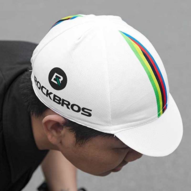 ROCKBROS 사이클링 캡 Sun Visor Ployester 통기성 모자 남성용 여성용 오토바이 모자 Road Mountain Bike