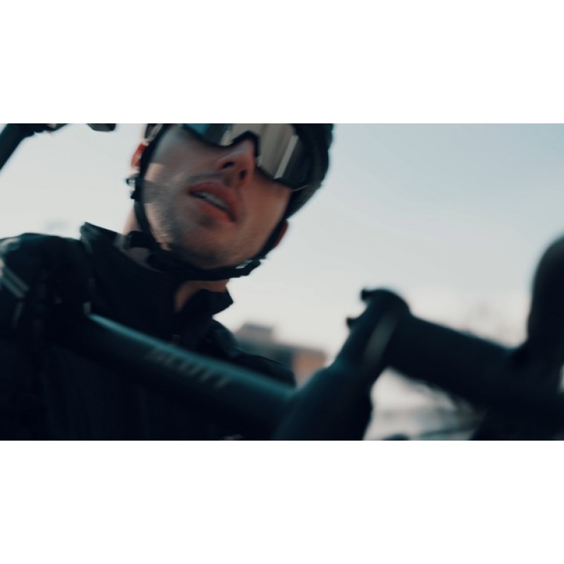 남성용 INBIKE 사이클링 장갑 겨울 방풍 반사 열 젤 패드 터치 스크린
