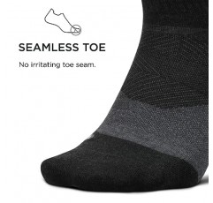 Feetures Trail Max Cushion Quarter - 남성용 및 여성용 러닝 양말 - 수분 흡수