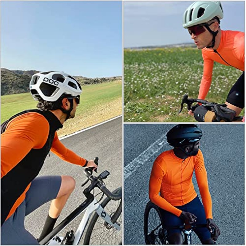 Wulibike 남성용 사이클링 유니폼 반소매 자전거 자전거 셔츠 포켓이 있는 전체 지퍼 도로 자전거 의류
