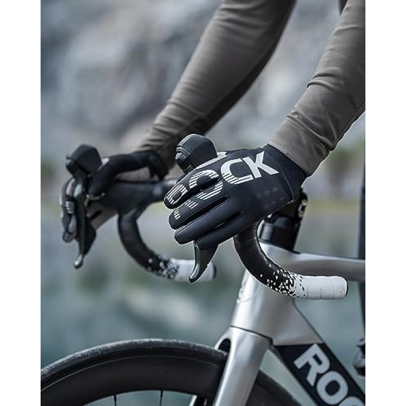 ROCKBROS 사이클링 장갑 Motocycle 산악 자전거 장갑 남성용 자전거 장갑 전체 손가락 자전거 장갑