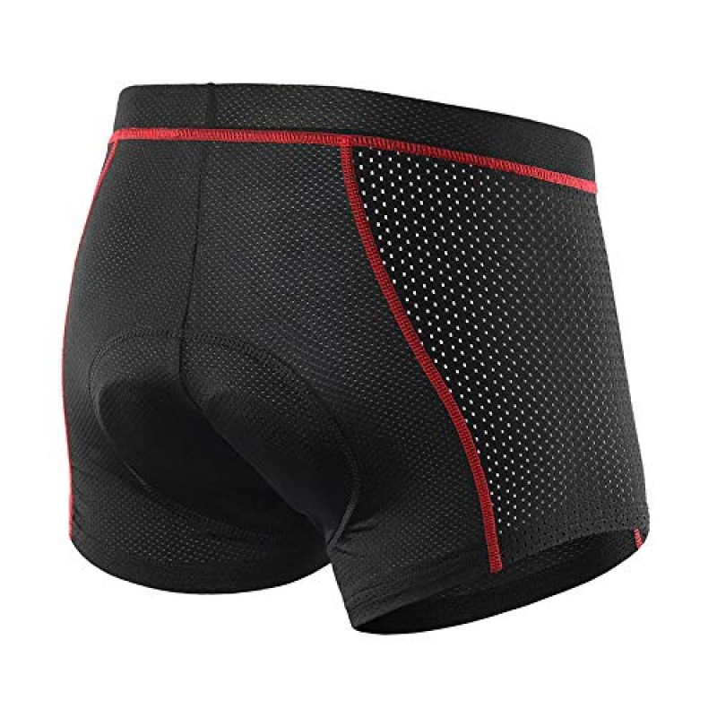 업그레이드 남성용 사이클링 속옷 소프트 메쉬 젤 패딩 사이클링 속옷 언더쇼트 MTB 라이너 반바지