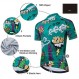 BIKE BEER 웃긴 사이클링 저지 남성용 사이클링 셔츠 빠른 건조 통기성 직물