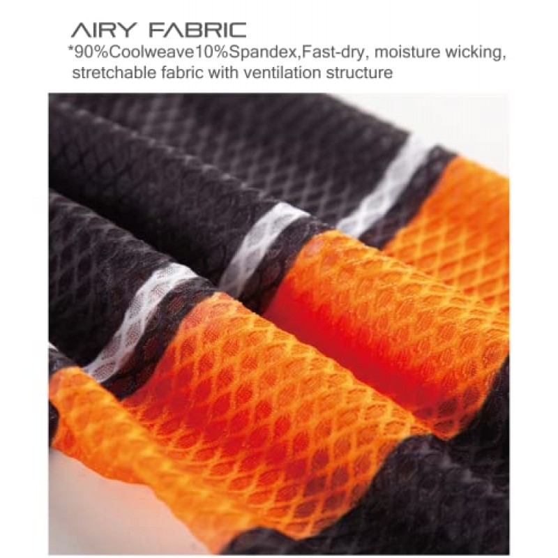 CEROTIPOLAR Snug Fit 남성용 AirCool 사이클링 저지 자전거 셔츠 UPF50+,PRO Dry Fit 경량 원단