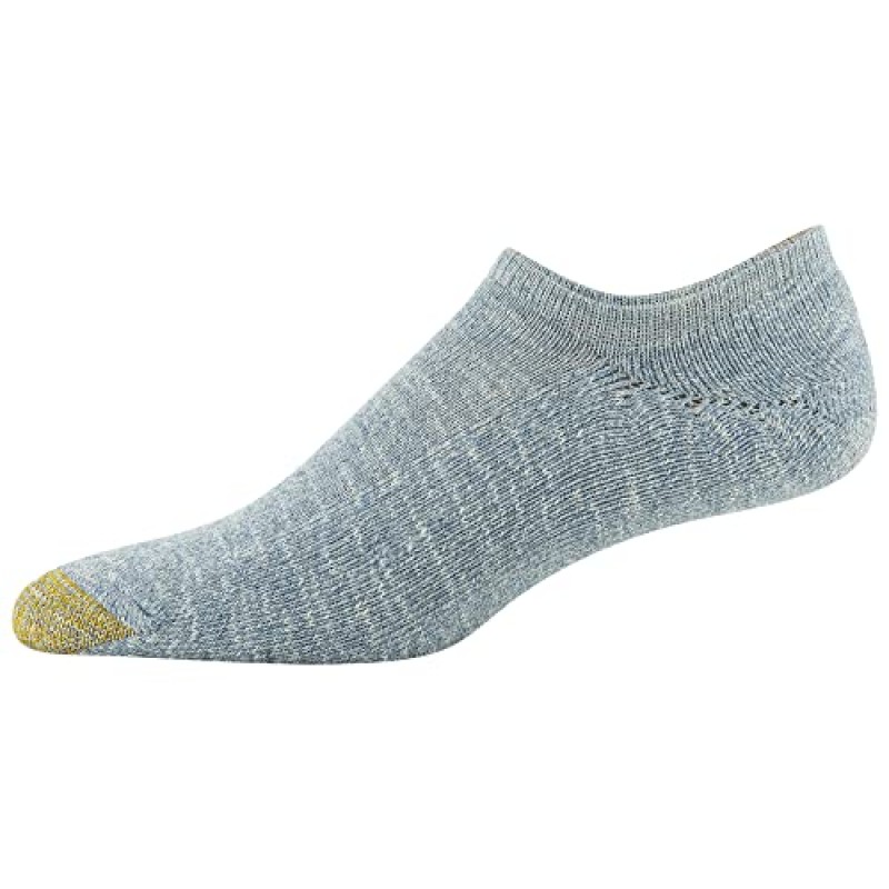 GOLDTOE 남성용 데이븐포트 인비저블 양말, 6켤레