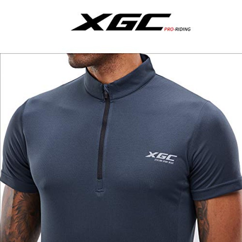 XGC 남성용 짧은/긴 소매 사이클링 져지 자전거 져지 빠른 건조 통기성 원단이 있는 사이클 바이킹 셔츠