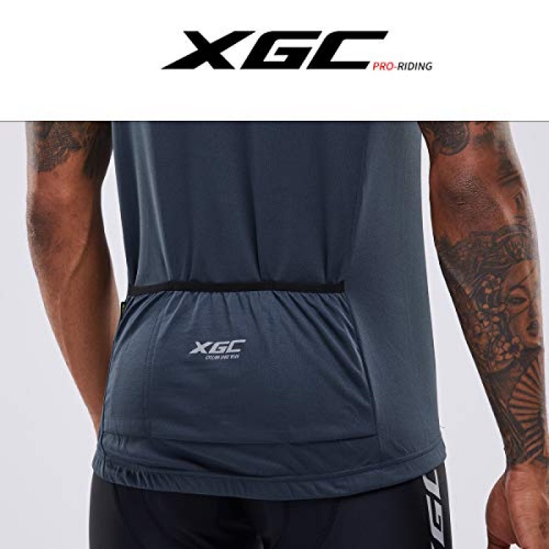 XGC 남성용 짧은/긴 소매 사이클링 져지 자전거 져지 빠른 건조 통기성 원단이 있는 사이클 바이킹 셔츠