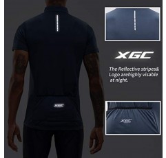 XGC 남성용 짧은/긴 소매 사이클링 져지 자전거 져지 빠른 건조 통기성 원단이 있는 사이클 바이킹 셔츠