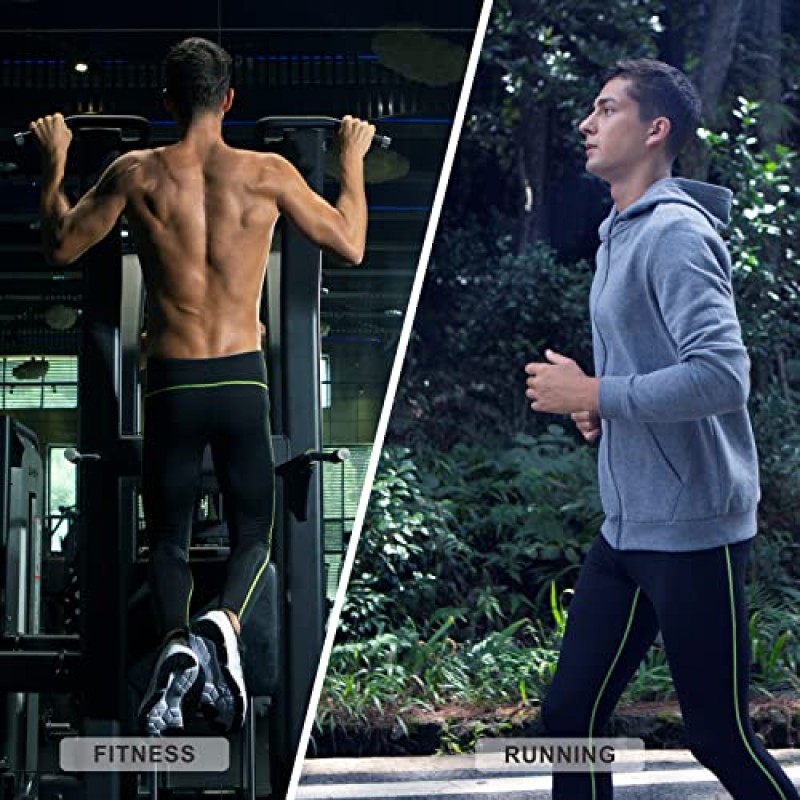 Costdyne 남성용 사이클링 스타킹 러닝 바지 긴 자전거 레깅스 추운 날씨를위한 따뜻한 자전거 자전거 바지 겨울 장비 야외