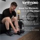 Tommaso 슈퍼 모이스처 위킹, 울트라 패딩 사이클링 양말, 3팩, 실내 사이클링, 펠로톤, 쇼 없음, 로우, 하이, 블랙, 화이트