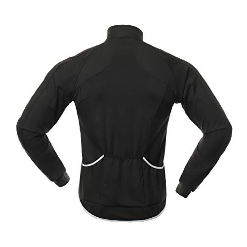 BERGRISAR 남성용 사이클링 자켓 겨울용 윈드 브레이커 러닝 하이킹 자전거 코트 Thermal Fleece Golf Softshell