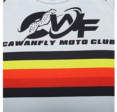 CAWANFLY 다운힐 사이클링 저지 남성용 레이싱 저지 긴 소매 MTB 사이클링 의류 산악 자전거 셔츠