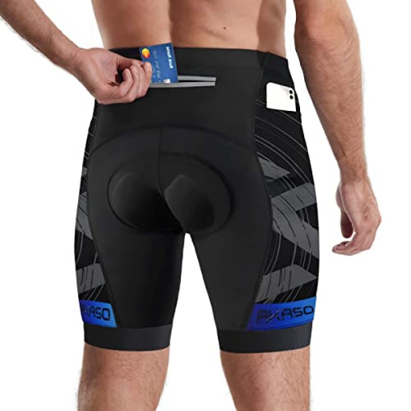 남성용 사이클링 반바지 자전거 속옷 4D 패딩 반바지, 사이클 라이딩 바이커용 자전거 MTB 라이너 마운틴 반바지