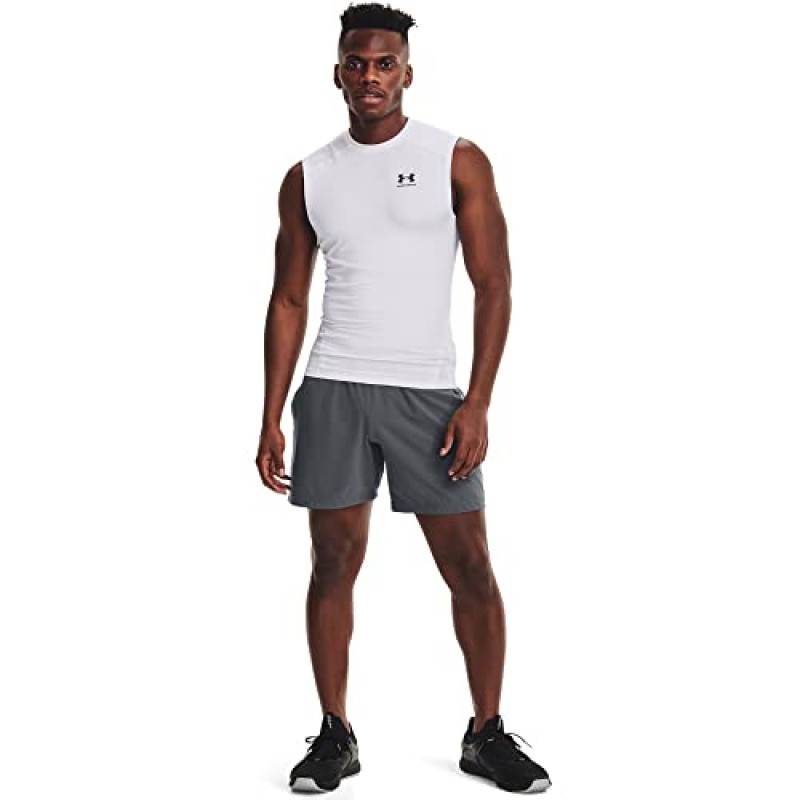 Under Armour 남성용 HeatGear 압축 민소매 티셔츠