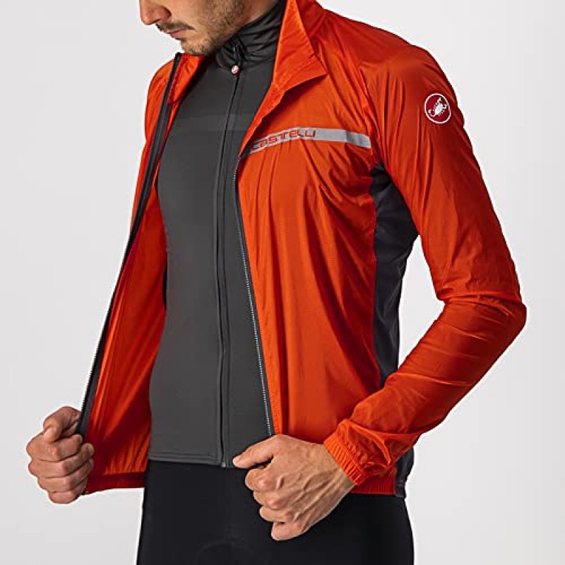 도로 및 자갈 자전거 I 사이클링을 위한 Castelli 남성용 Squadra 스트레치 재킷