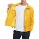 KPSUN 남성용 레인 재킷 방수 경량 윈드 브레이커 Packable Cycling Running Raincoats with Removable Hood