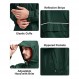 V VALANCH Mens Rain Jacket 방수 경량 윈드 브레이커 (후드 포함) 하이킹 러닝 여행용 야외 비옷