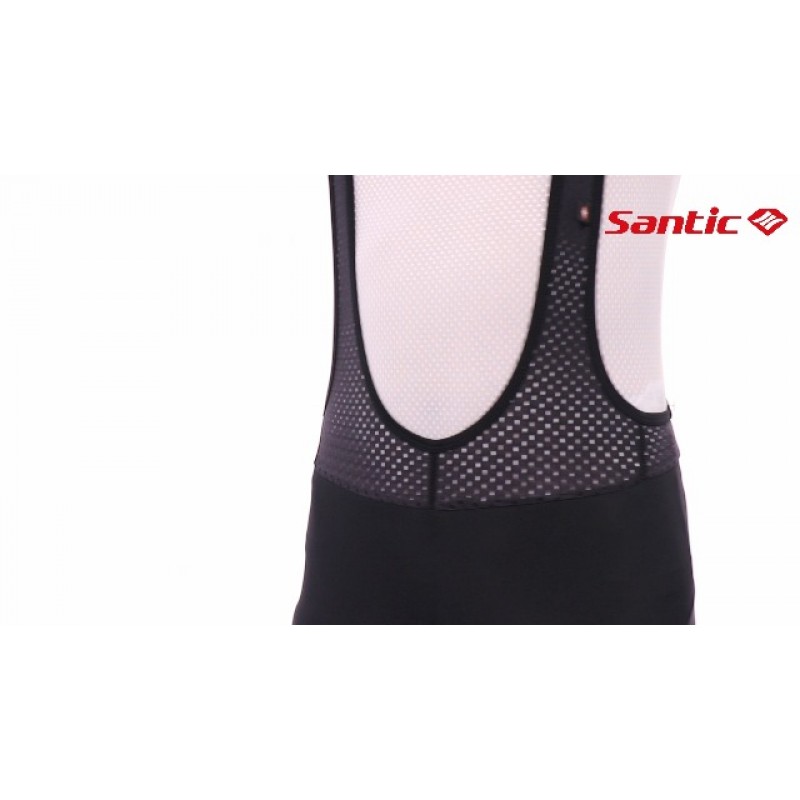 Santic 남성용 사이클링 턱받이 반바지 자전거 반바지