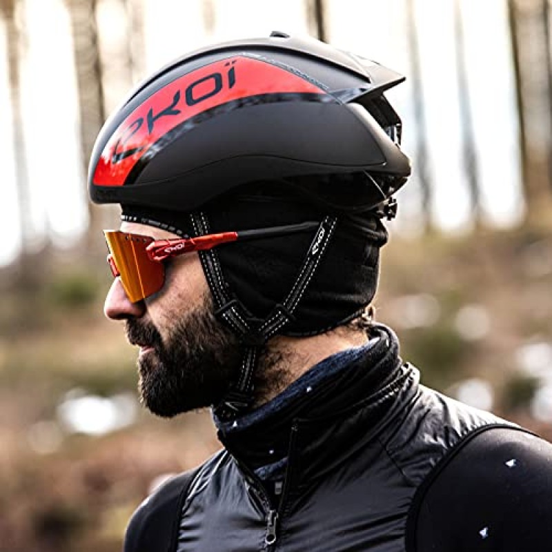 GripGrab Aviator 방풍 검은 해골 모자 열 자전거 모자 헬멧 아래 자전거 자전거 사이클링 겨울 모자를 쓰고 있죠 귀 덮개