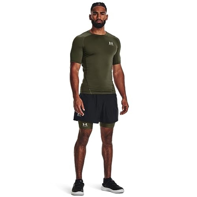 Under Armour 남성용 HeatGear 압축 반소매 티셔츠