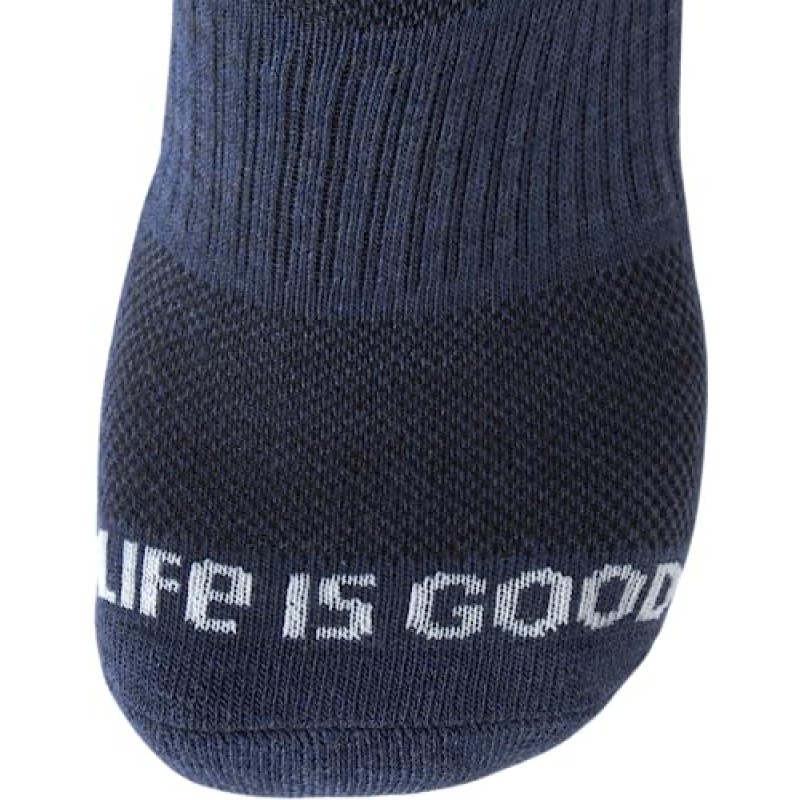 Life is Good 남성용 운동용 양말 - 퍼포먼스 쿠션 크루 양말(5팩)