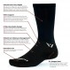 Swiftwick- ASPIRE SEVEN 사이클링 양말, 견고한 압축 핏, 키가 큰 승무원