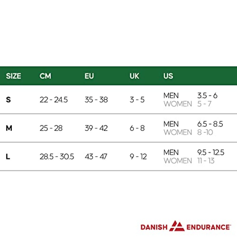 DANISH ENDURANCE 메리노 울 사이클링 양말, 따뜻한 자전거 양말, 남성 및 여성, 2팩