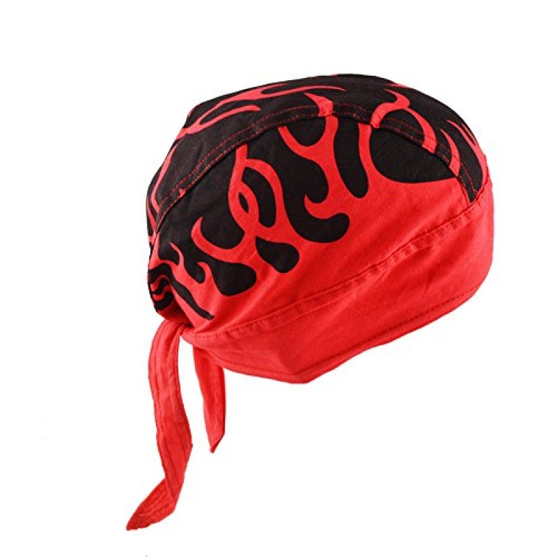 사이클링 Doo RAG 해골 모자 모자 반다나 헤드 랩 통기성 헬멧 라이너