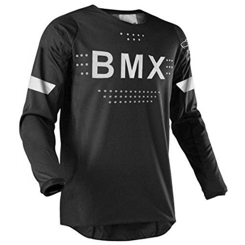 남성용 산악 자전거 셔츠 긴 소매 MTB 오프로드 모토크로스 져지 빠른 건조 및 수분 흡수