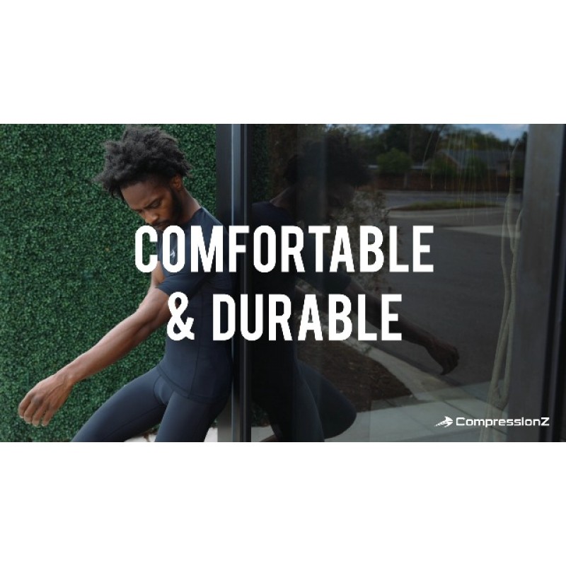 CompressionZ 압축 반바지 남성 주머니 포함 - 퍼포먼스 스포츠 스판덱스 압축 속옷 8