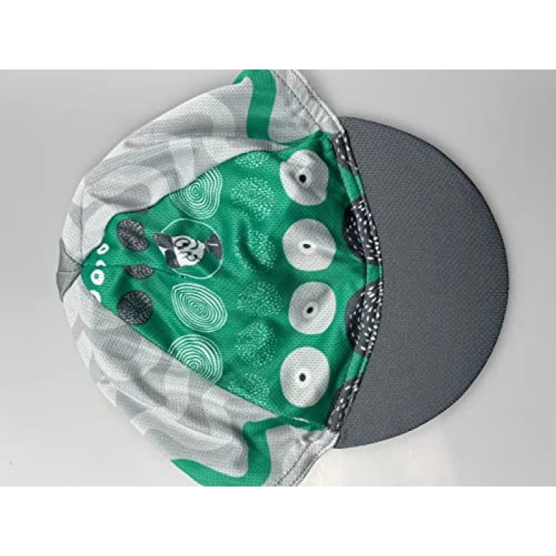 Bikingbros Funny Cycling Cap - 폴리에스테르 해골 사이클링 모자 언더 헬멧 - 카툰 사이클링 헬멧 라이너 통기성 및 땀 흡수
