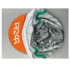 Bikingbros Funny Cycling Cap - 폴리에스테르 해골 사이클링 모자 언더 헬멧 - 카툰 사이클링 헬멧 라이너 통기성 및 땀 흡수